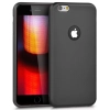 Apple iPhone 6s Plus / 6 Plus Kılıf İnce Soft Mat Renkli Esnek Silikon Kapak - Siyah