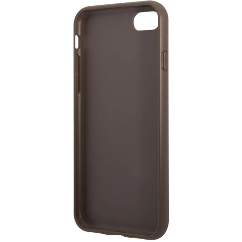 Apple iPhone 7 Kılıf GUESS Çift Kart Bölmeli Kapak - Kahverengi