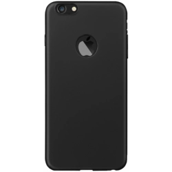 Apple iPhone 7 Kılıf İnce Soft Mat Renkli Esnek Silikon Kapak - Siyah