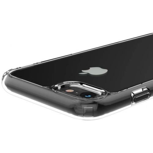 Apple iPhone 7 Kılıf Korumalı Kenarları Silikon Arkası Sert Coss Kapak - Şeffaf