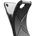 Apple iPhone 7 Kılıf Parmak İzi Bırakmayan Köşeleri Airbag Hank Kapak - Siyah