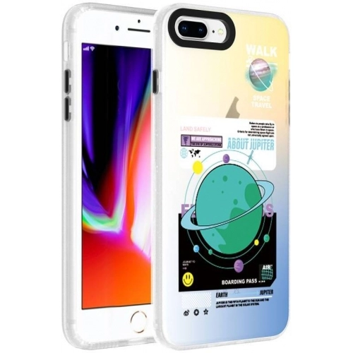 Apple iPhone 7 Plus Kılıf Desenli Zore Dragon Sert Kapak - Have