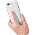Apple iPhone 7 Plus Kılıf Exlusive Arkası Mat Tam Koruma Darbe Emici - Beyaz