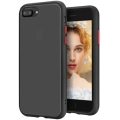 Apple iPhone 7 Plus Kılıf Exlusive Arkası Mat Tam Koruma Darbe Emici - Siyah