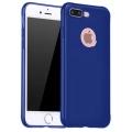 Apple iPhone 7 Plus Kılıf İnce Soft Mat Renkli Esnek Silikon Kapak - Lacivert