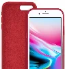 Apple iPhone 7 Plus Kılıf Liquid Serisi İçi Kadife İnci Esnek Silikon Kapak - Kırmızı
