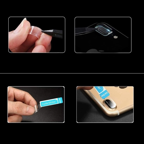 Apple iPhone 8 Kamera Lens Koruyucu Filmi 0.2mm