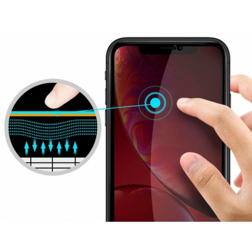 Apple iPhone 8 Karartmalı Hayalet Ekran Koruyucu Tam Kaplayan Kor Privacy Kırılmaz Cam - Siyah