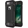 Apple iPhone 8 Kılıf Zırhlı Tank Crash Silikon Kapak - Siyah