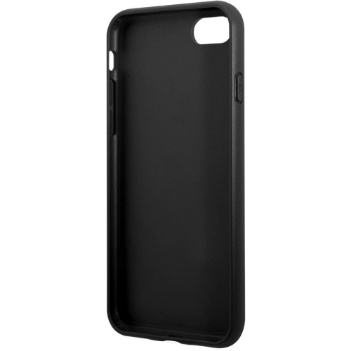 Apple iPhone 8 Kılıf GUESS Çift Kart Bölmeli Kapak - Siyah