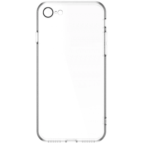 Apple iPhone 8 Kılıf Kamera Lens Korumalı Esnek Şeffaf Fizy Kapak