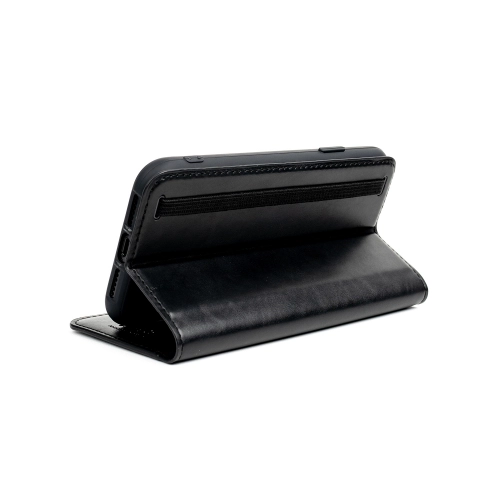 Apple iPhone 8 Kılıf Kapaklı Mıknatıslı Cüzdan ve Mıknatıslı Silikon Kılıf - Siyah