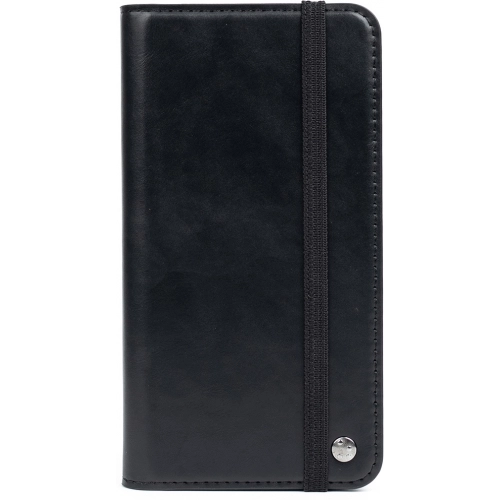 Apple iPhone 8 Kılıf Kapaklı Mıknatıslı Cüzdan ve Mıknatıslı Silikon Kılıf - Siyah