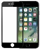 Apple iPhone 8 Plus 5D Tam Kapatan Kenarları Kırılmaya Dayanıklı Cam Ekran Koruyucu - Siyah