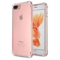 Apple iPhone 8 Plus Kılıf Silikon Köşe Korumalı Airbag Darbe Emici Kapak - Şeffaf
