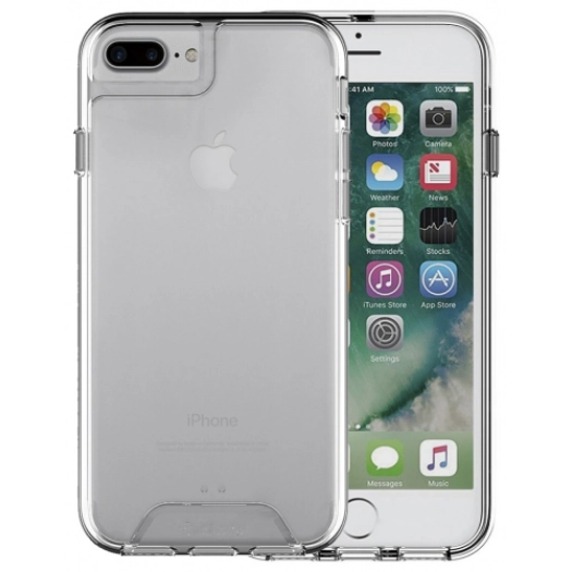 Apple iPhone 8 Plus Kılıf Clear Guard Serisi Gard Kapak - Şeffaf