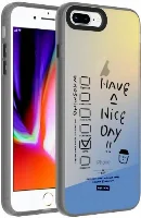 Apple iPhone 8 Plus Kılıf Desenli Zore Dragon Sert Kapak - Have