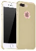 Apple iPhone 8 Plus Kılıf İnce Mat Esnek Silikon - Gold