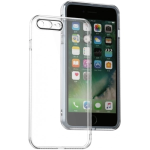 Apple iPhone 8 Plus Kılıf Kamera Lens Korumalı Esnek Şeffaf Fizy Kapak