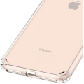 Apple iPhone 8 Plus Kılıf Korumalı Kenarları Silikon Arkası Sert Coss Kapak  - Şeffaf