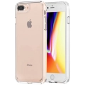 Apple iPhone 8 Plus Kılıf Korumalı Kenarları Silikon Arkası Sert Coss Kapak  - Şeffaf