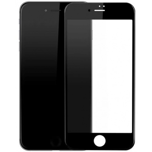 Apple iPhone 8 Plus Kırılmaz Cam Tam Kaplayan EKS Glass Ekran Koruyucu - Siyah