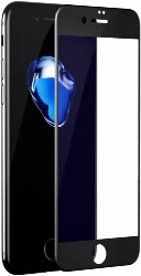 Apple iPhone 8 Plus Kırılmaz Cam Tam Kaplayan EKS Glass Ekran Koruyucu - Siyah