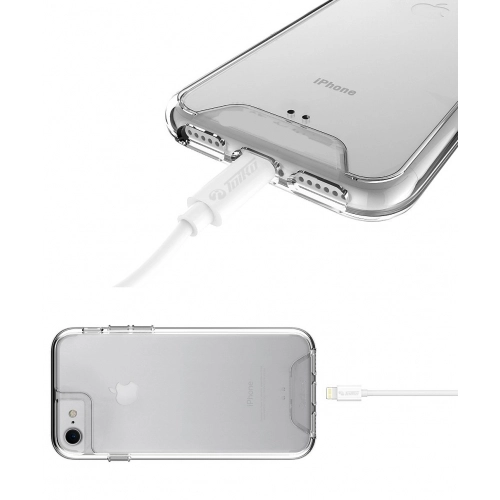 Apple iPhone SE 2 (2020) Kılıf Clear Guard Serisi Gard Kapak - Şeffaf