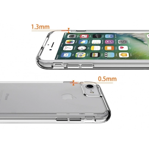 Apple iPhone SE 3 2022 Kılıf Clear Guard Serisi Gard Kapak - Şeffaf