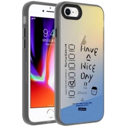 Apple iPhone SE 3 2022 Kılıf Desenli Zore Dragon Sert Kapak - Have