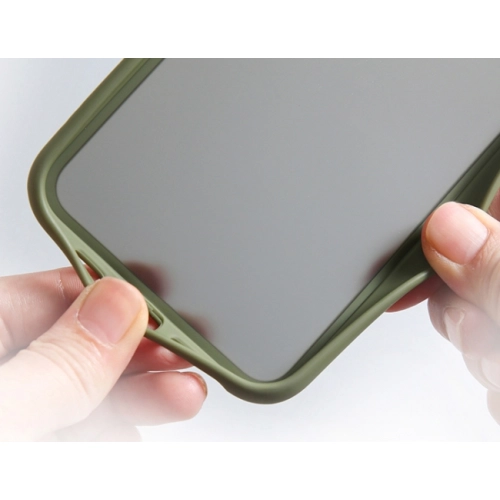 Apple iPhone X Kılıf Exlusive Arkası Mat Tam Koruma Darbe Emici - Beyaz