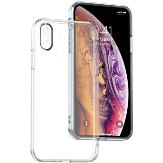 Apple iPhone X Kılıf Kamera Lens Korumalı Esnek Şeffaf Fizy Kapak
