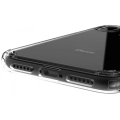 Apple iPhone X Kılıf Korumalı Kenarları Silikon Arkası Sert Coss Kapak  - Şeffaf