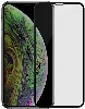 Apple iPhone X Seramik Tam Kaplayan Mat Ekran Koruyucu - Siyah