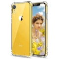 Apple iPhone Xr Kılıf Silikon Köşe Korumalı Airbag Darbe Emici Kapak - Şeffaf