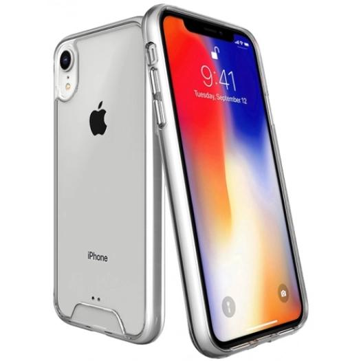 Apple iPhone Xr Kılıf Clear Guard Serisi Gard Kapak - Şeffaf