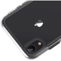 Apple iPhone Xr Kılıf Korumalı Kenarları Silikon Arkası Sert Coss Kapak  - Şeffaf
