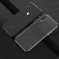 Apple iPhone Xr Kılıf Korumalı Kenarları Silikon Arkası Sert Coss Kapak  - Şeffaf