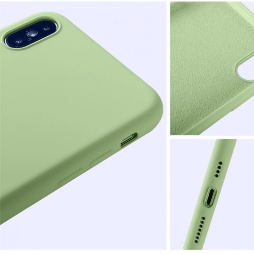 Apple iPhone Xr Kılıf Liquid Serisi İçi Kadife İnci Esnek Silikon Kapak - Mavi