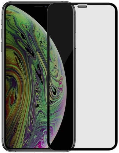 Apple iPhone Xr Seramik Tam Kaplayan Mat Ekran Koruyucu - Siyah