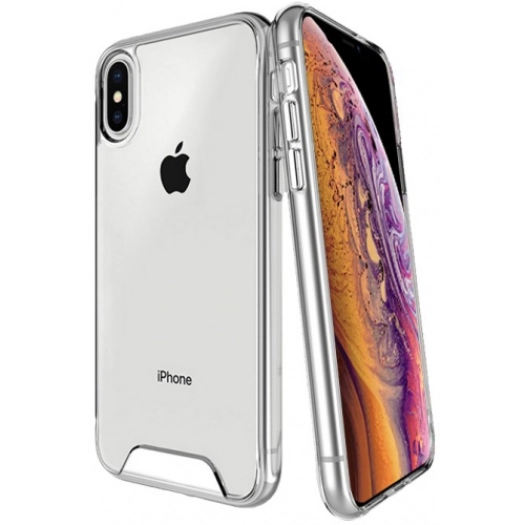 Apple iPhone Xs Kılıf Clear Guard Serisi Gard Kapak - Şeffaf