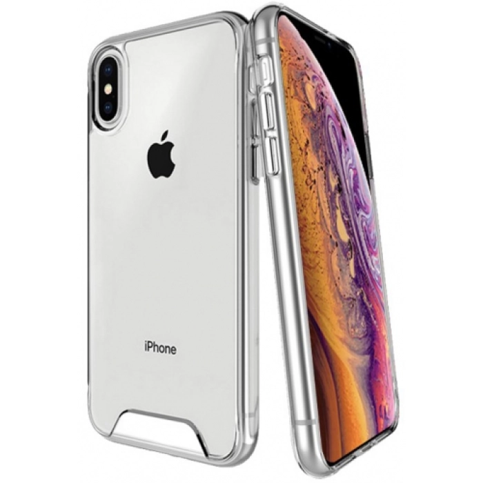 Apple iPhone Xs Kılıf Clear Guard Serisi Gard Kapak - Şeffaf