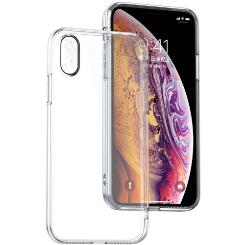 Apple iPhone Xs Kılıf Kamera Lens Korumalı Esnek Şeffaf Fizy Kapak