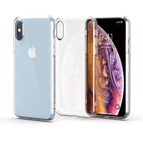 Apple iPhone Xs Max Kılıf Kamera Lens Korumalı Esnek Şeffaf Fizy Kapak