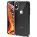 Apple iPhone Xs Max Kılıf Korumalı Kenarları Silikon Arkası Sert Coss Kapak  - Şeffaf