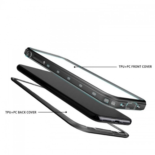 Apple iPhone XS Max Kılıf Zore 1-1 Su Geçirmez Kılıf - Siyah