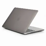 Apple Macbook 13.3 Air M1 Koruyucu MSoft Mat Kristal Kapak - Gri