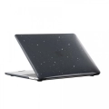 Apple Macbook 16.2 2021 A2485 Koruyucu MSoft Allstar Yaldızlı Kristal Kapak - Siyah