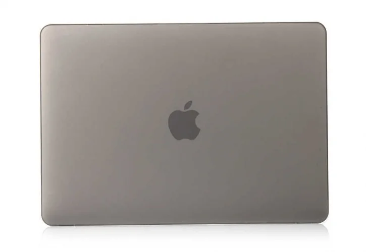 Apple Macbook 16.2 2021 A2485 Koruyucu MSoft Mat Kristal Kapak - Gri