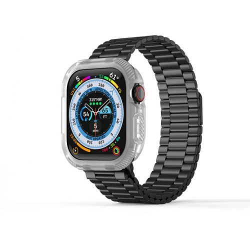 Apple Watch 10 46mm Silikon TPU Kasa Koruyucu Zore Watch Gard 17 - Şeffaf